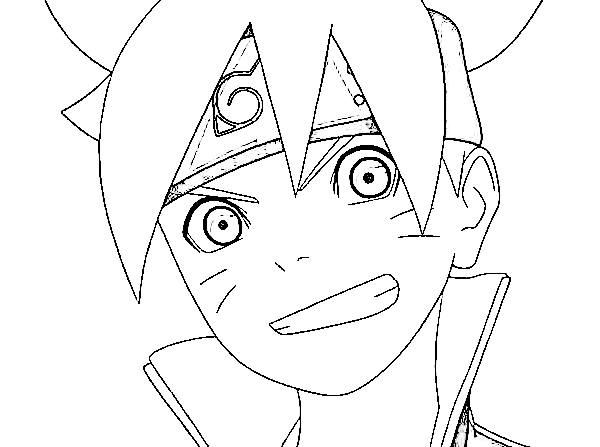 Раскраски аниме Боруто