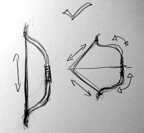 Референс лука для стрельбы