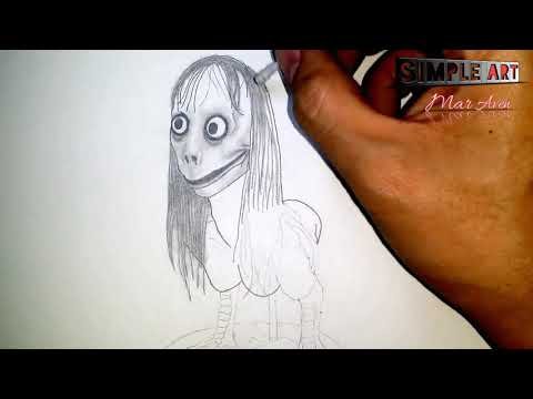 МОМО карандашом срисовки