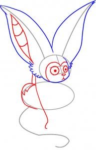 Учимся рисовать МОМО карандашом поэтапно