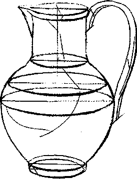Кувшин рисунок карандашом