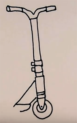 Как нарисовать велосипед