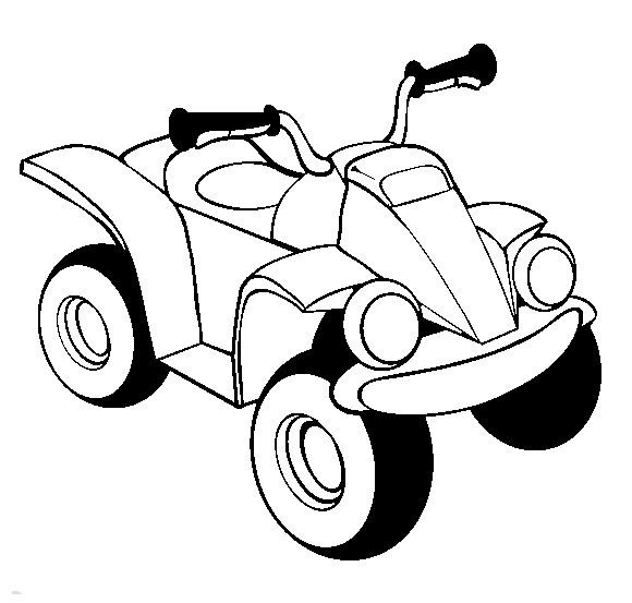 Квадроциклист карандашом