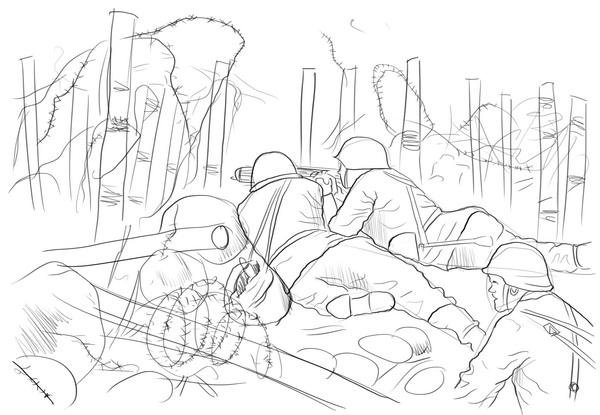 Рисунки о войне карандашом