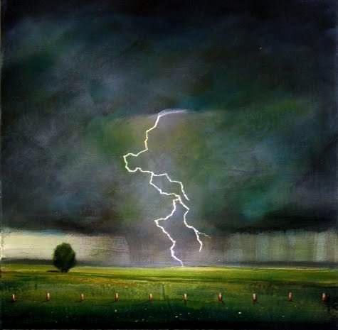 Молния живопись