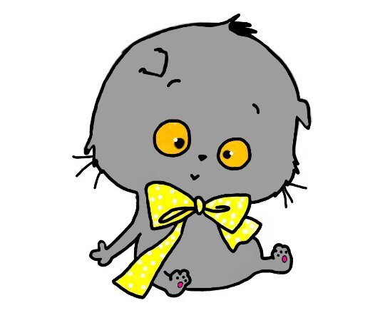 Кот Басик для срисовки