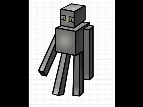 Рисунки ЭНДЕРМЕНА карандашом