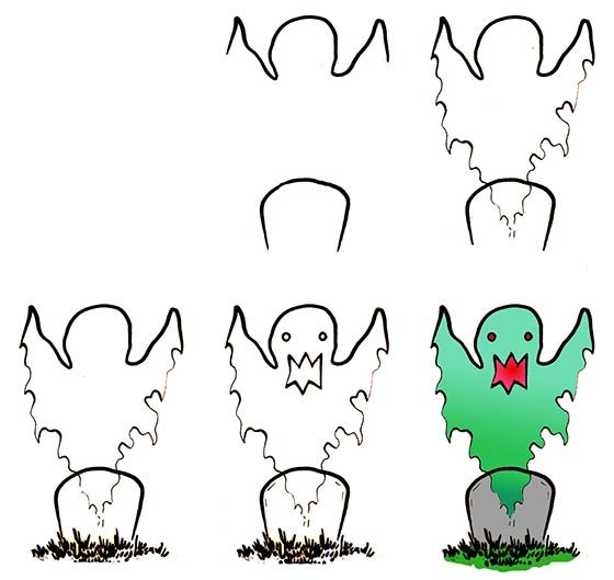 Приведение поэтапное рисование