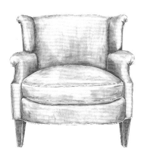 Зарисовка кресла