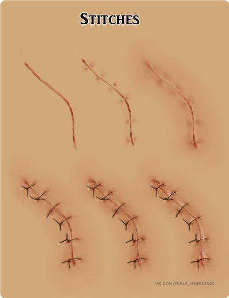 Туториал по рисованию крови