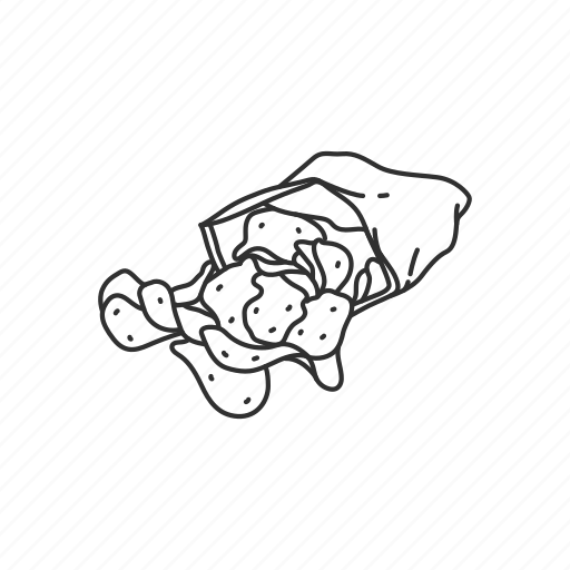 Раскраска чипсы Лейс