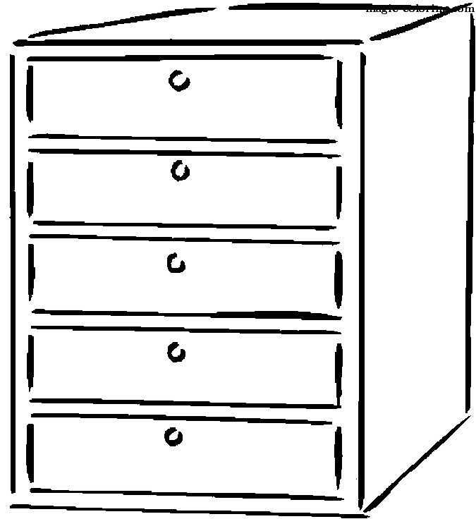 Как нарисовать шкаф просто