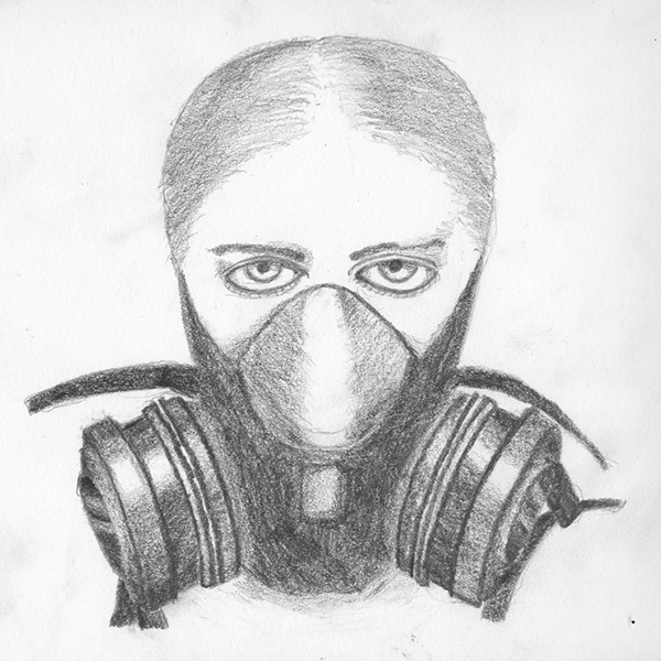 Респиратор нарисованный