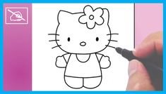 Как научиться рисовать Хеллоу Китти
