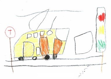 Рисовать пошагово трамвай