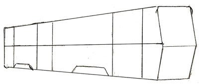 Рисование поэтапно трамвай