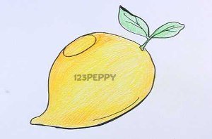 Рисунки цветными карандашами манго