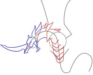 Бакуган рисунок поэтапно