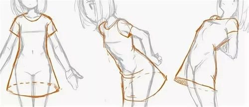 Референс по рисованию женского тела легко