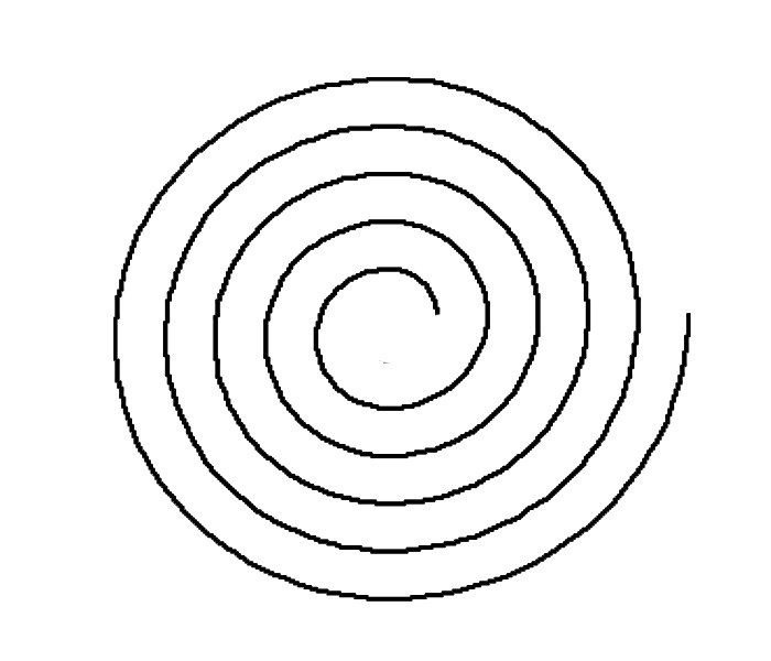 Шаблон спирали для вырезания из бумаги. Спираль. Спираль для рисования. Спираль печать. Спираль по кругу для вырезания.