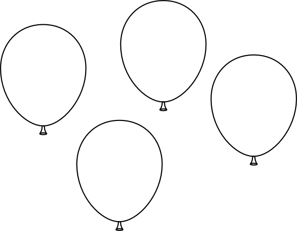 Рисование воздушных шариков