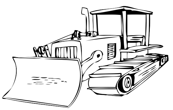 Трактор бульдозер т-130 раскраска