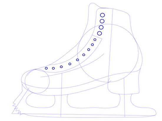 Лекала фигурных коньков
