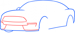 Поэтапное рисование Мустанга