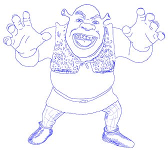 Нарисовать Шрека