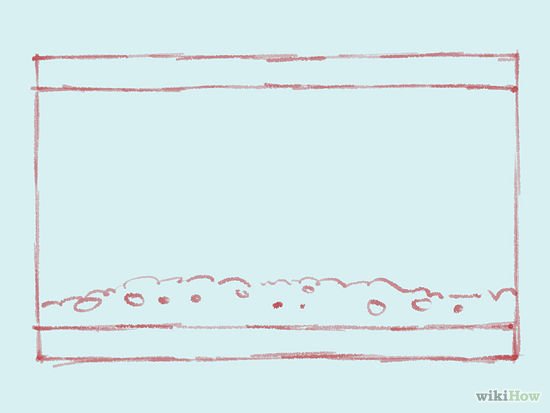 Аквариум рисунок поэтапно