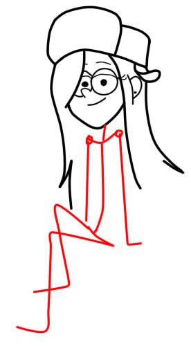 Нарисовать Гравити Фолз Венди