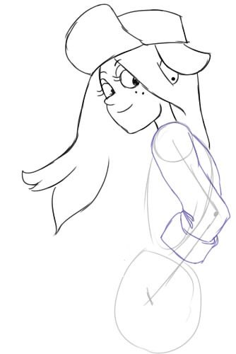 Венди рисунок карандашом