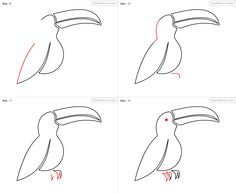 Рисуем тукана с детьми