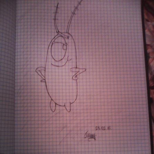 Планктон рисунки поэтапно