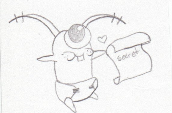 Рисунок планктона с сердцем