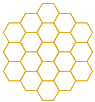 Соты трафарет на торт