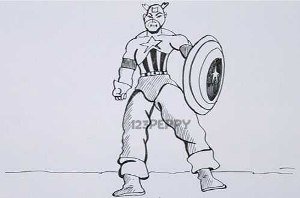 Раскраска Капитан корабля