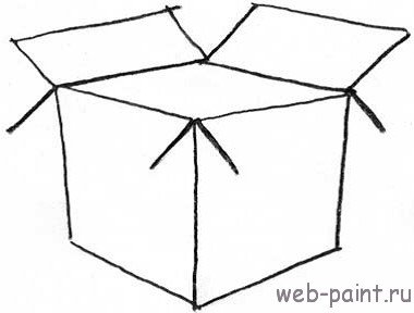 Как научиться рисовать коробки