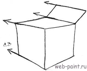 Как научиться рисовать коробки