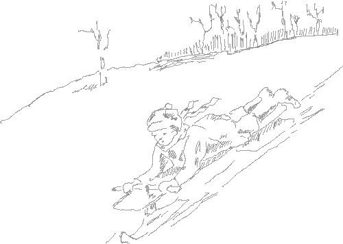 Детские площадки в карандаше