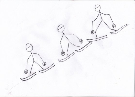 Раскраска горка зимой