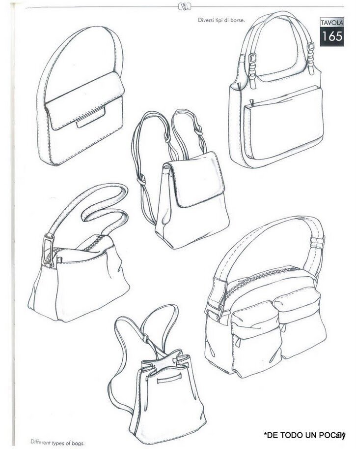Как нарисовать сумку