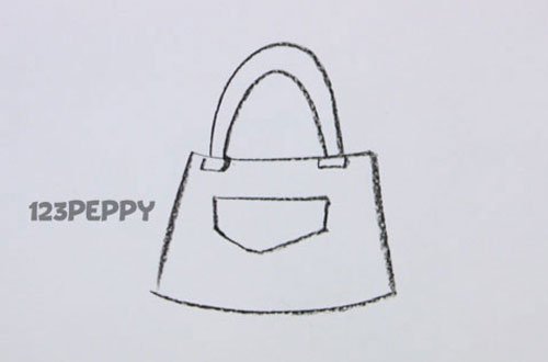Лёгкие сумки для начинающих карандашом