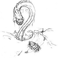 Левиафан рисунок