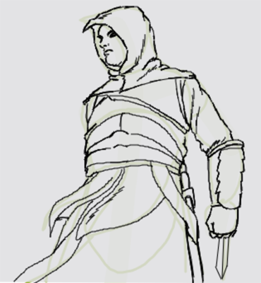 Раскраска ассасин Крид Юнити