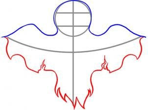 Нарисовать привидение