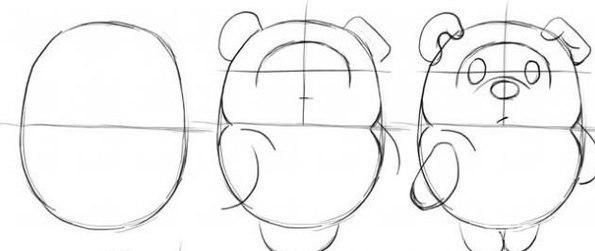 Как нарисовать Винни пуха