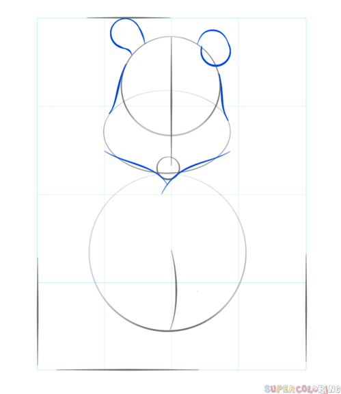 Нарисовать Винни пуха поэтапно