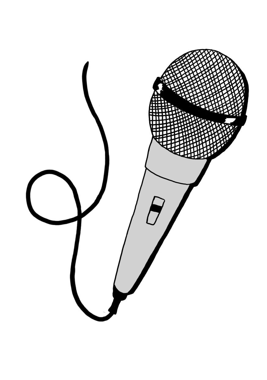 Как нарисовать микрофон (59 фото) .