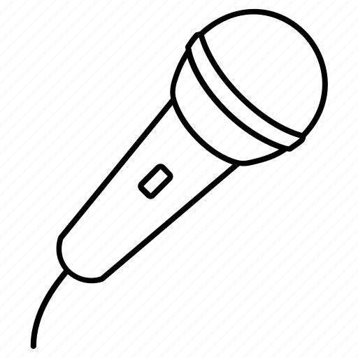 Микрофон трафарет